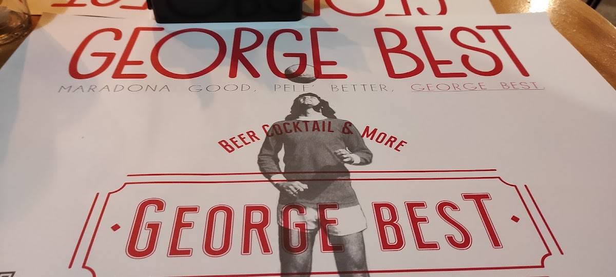 Menu di The George Best 