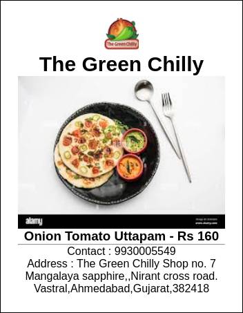 The Green Chilly menu