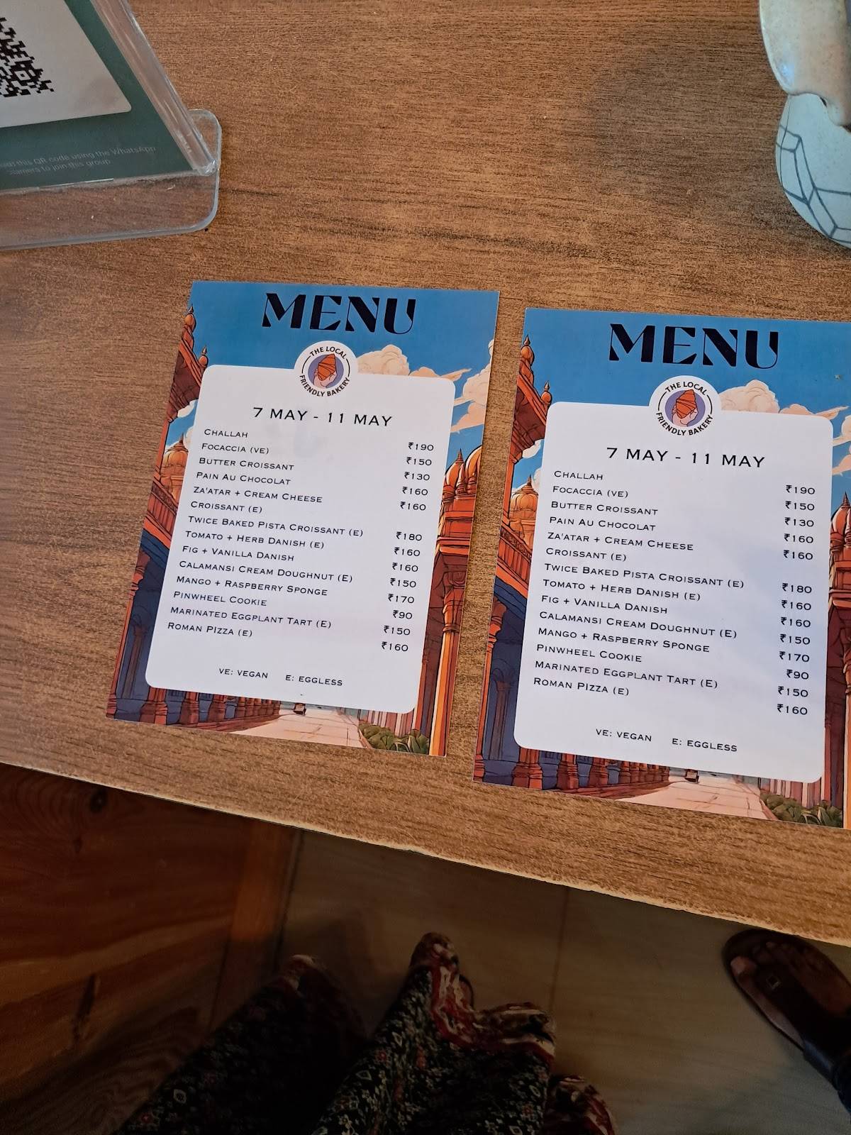 The Local Friendly Bakery menu
