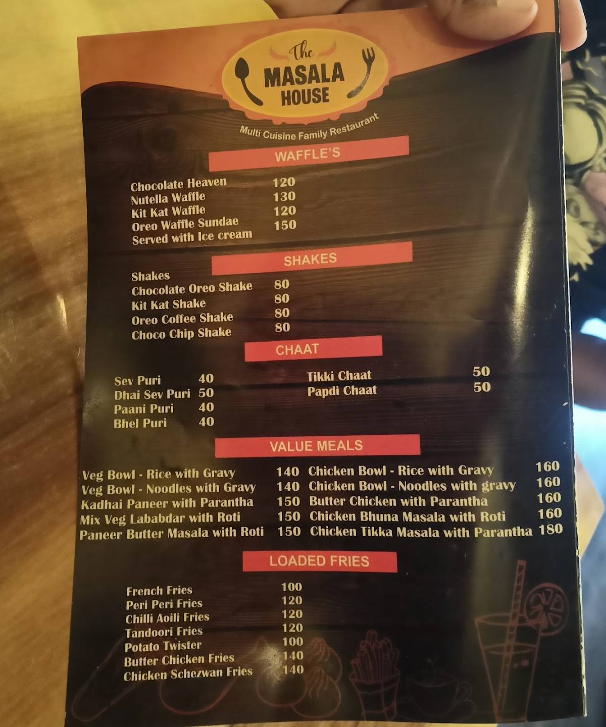The Masala House-Marcela menu