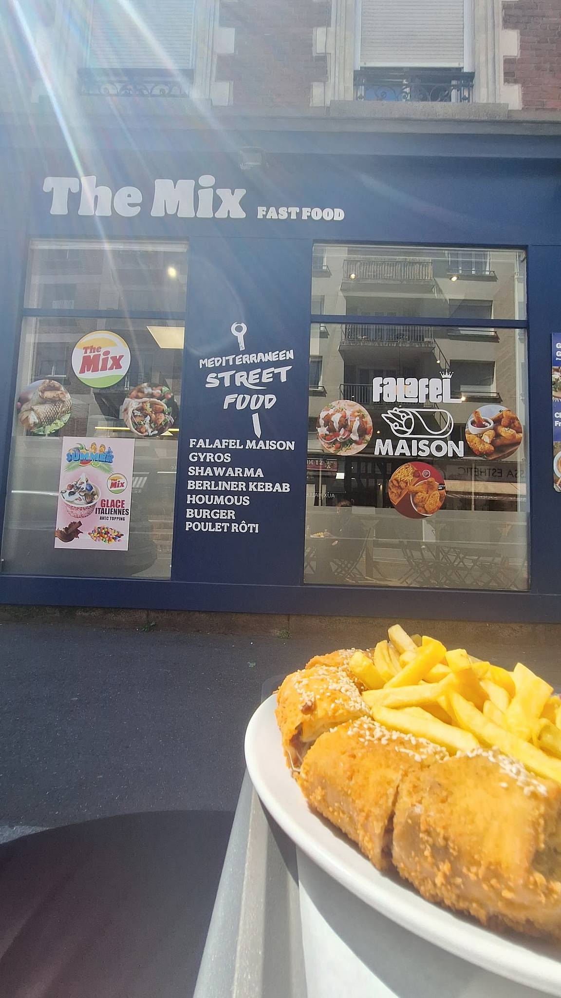 Menu de The Mix