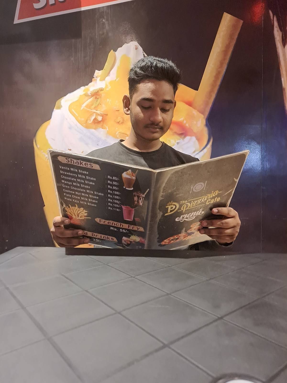 The Pizzaria Cafe menu