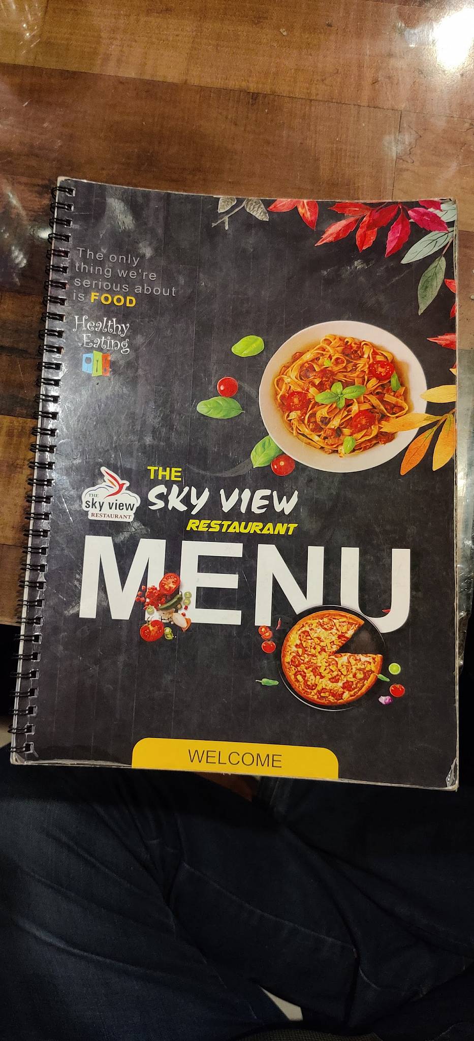 The Sky View, Rooftop Satna menu