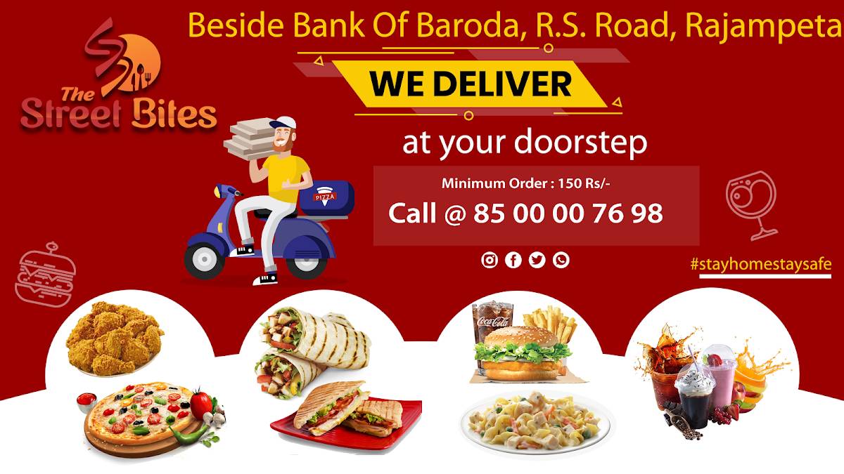 The Street Bites menu