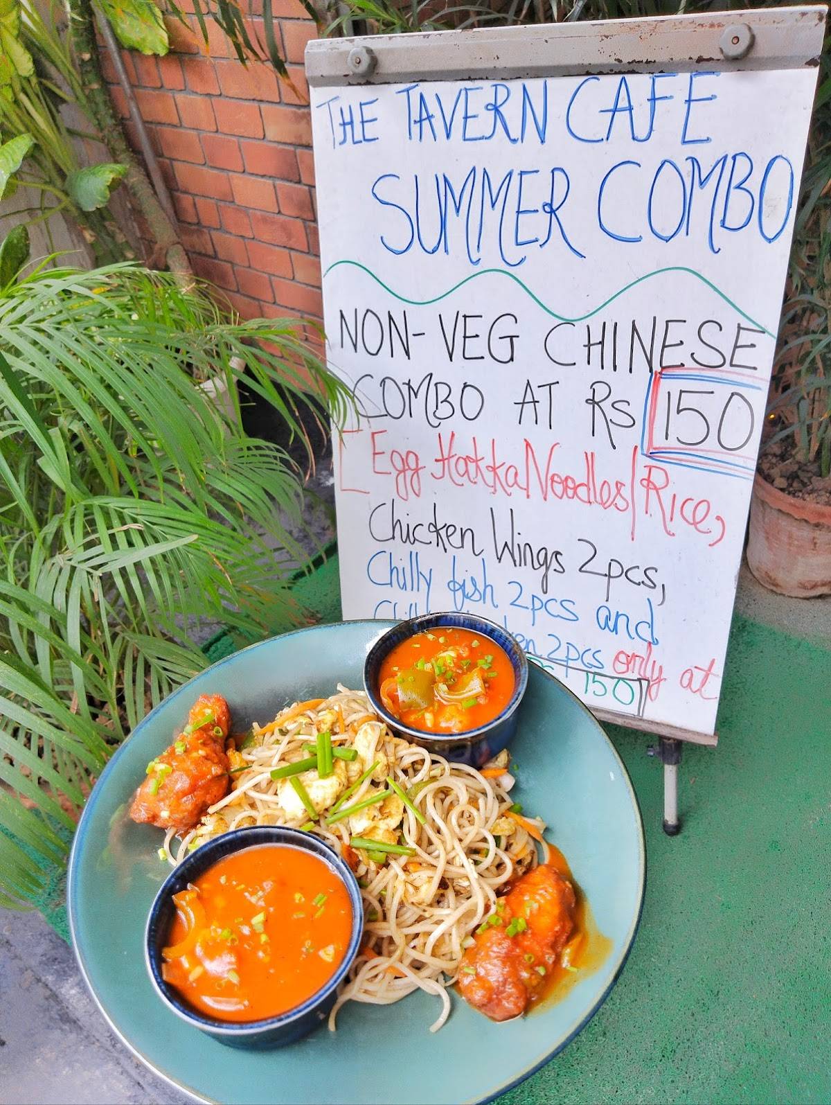 The Tavern Cafe menu