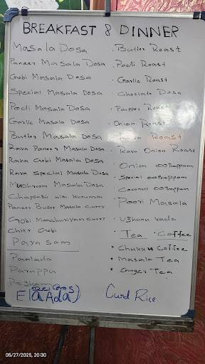 Pisharody's Restaurant(Pure Veg) menu