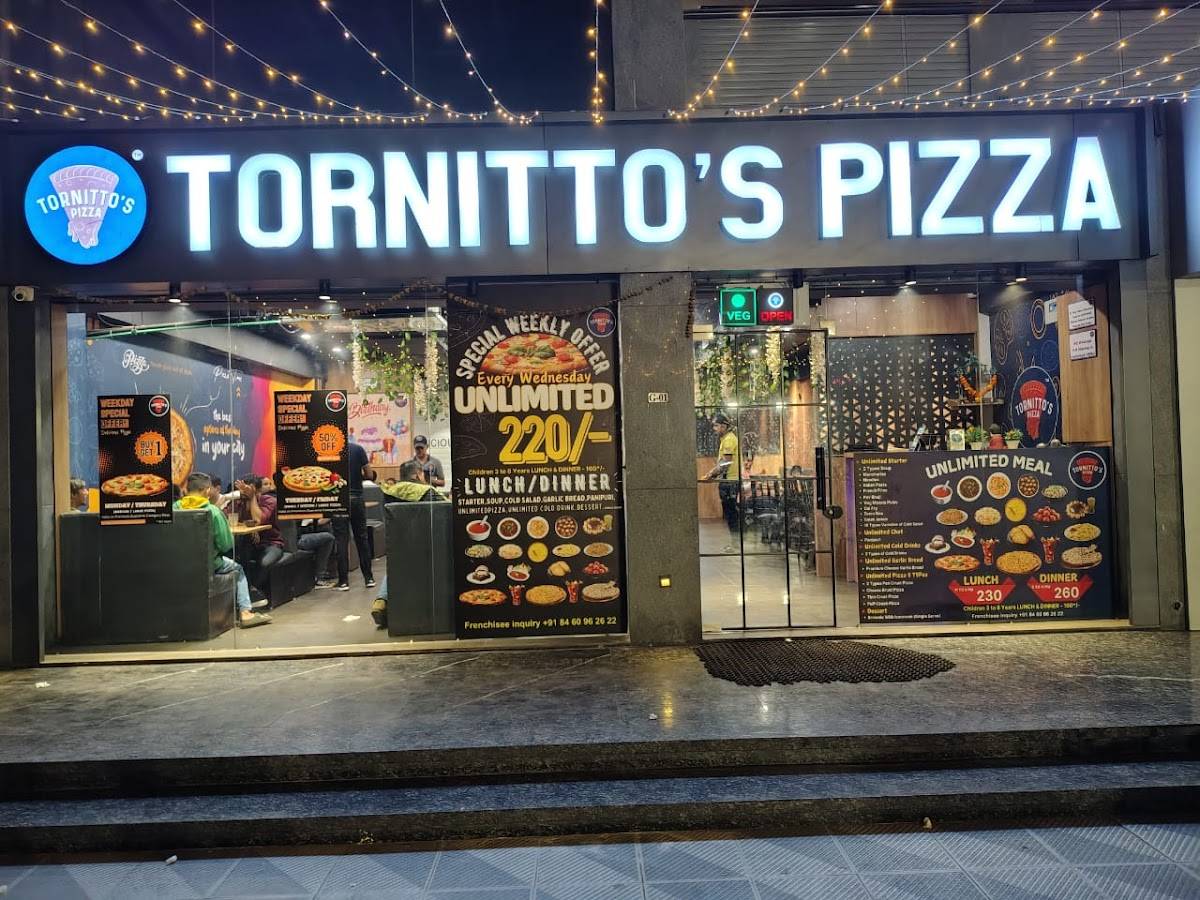 Tornitto's Pizza menu