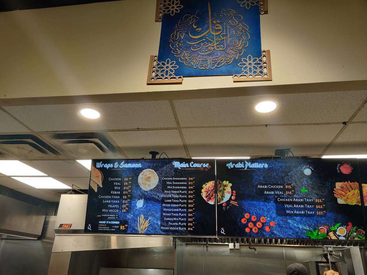 Menu at Sumaq Iraqi Charcoal Grill (Scarborough) BBQ, Toronto