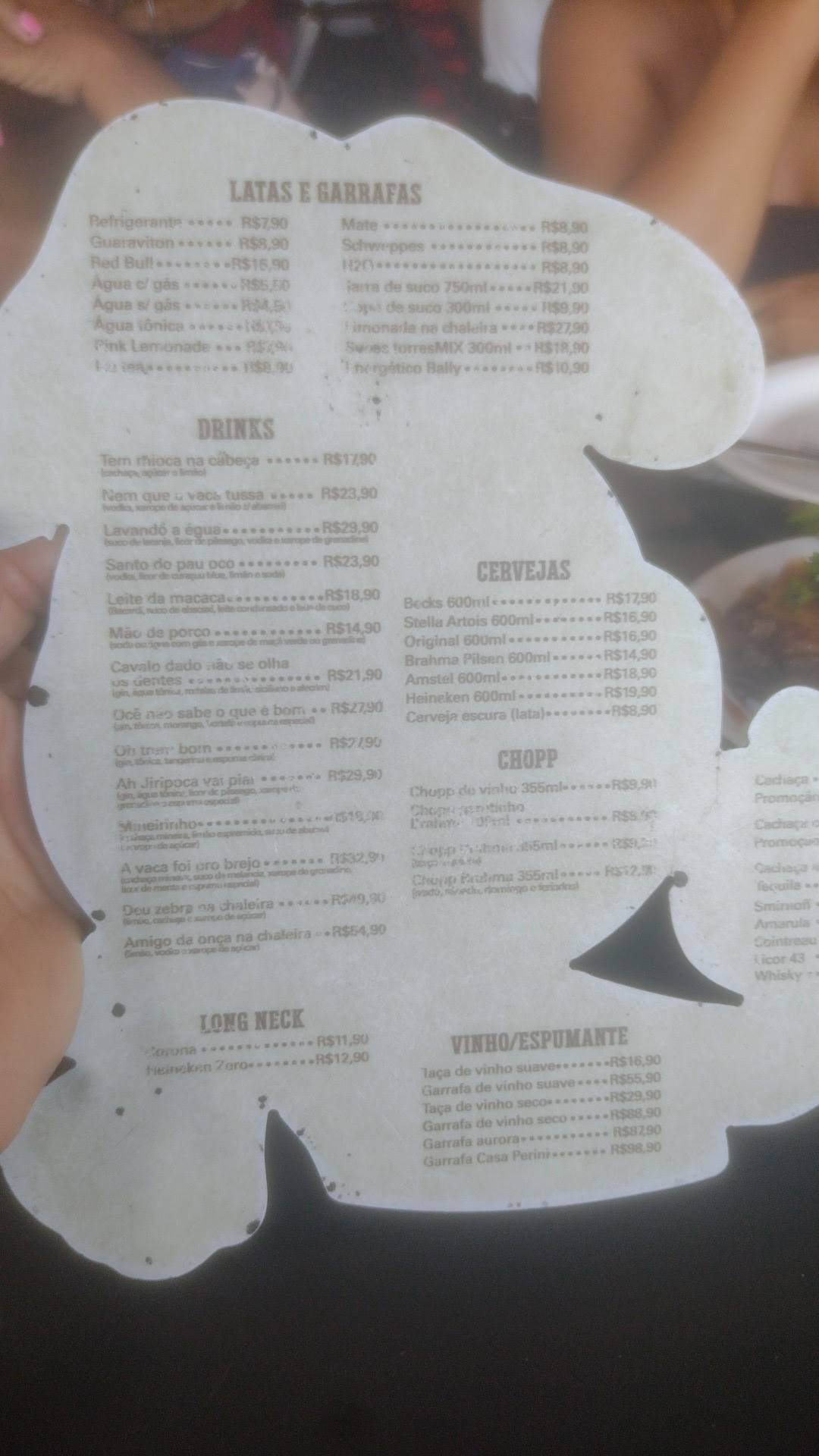 Torresmin Comida Mineira cardápio