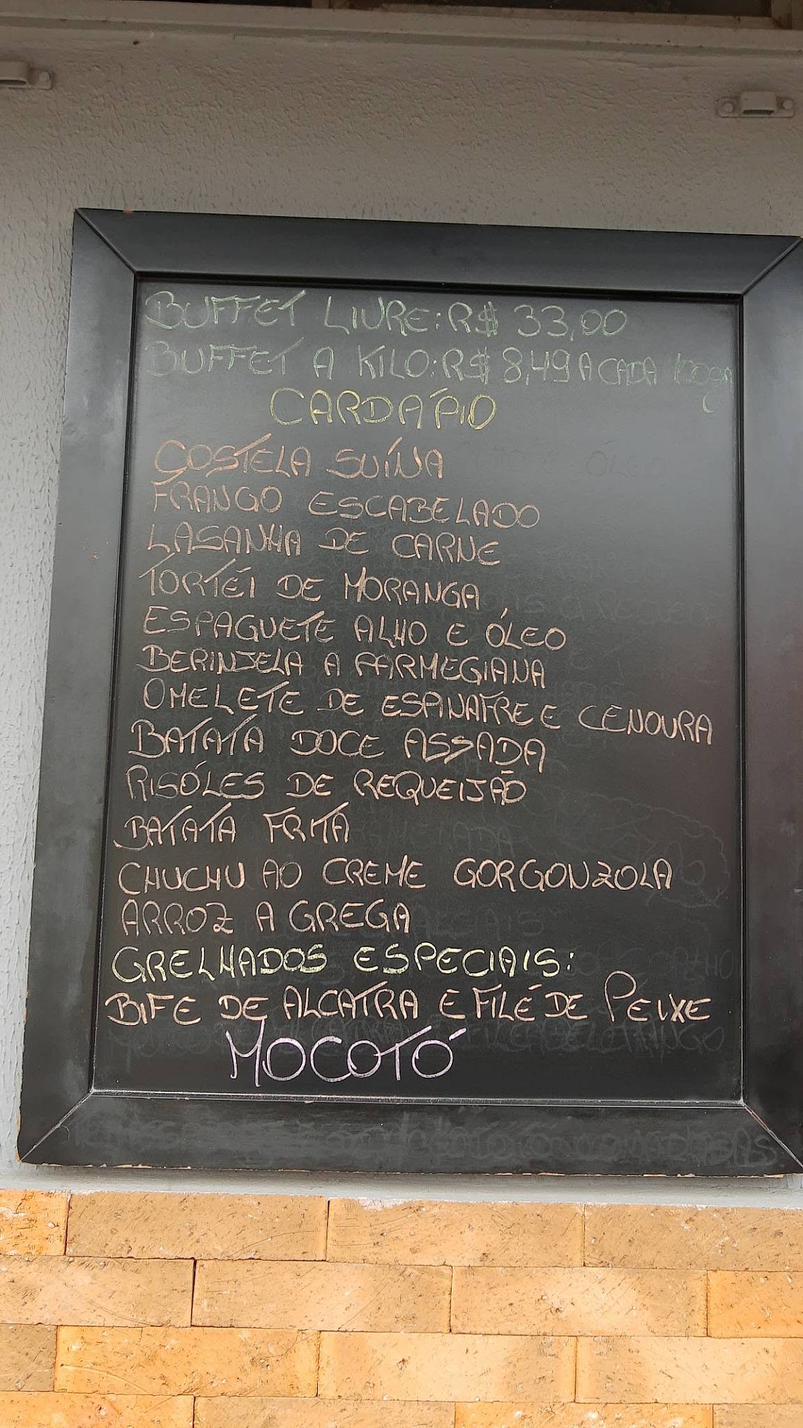Toscana Restaurante cardápio