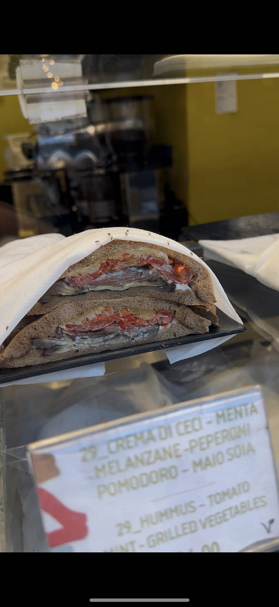 Menu di Tramé - Original Venetian Sandwiches - Pisani 