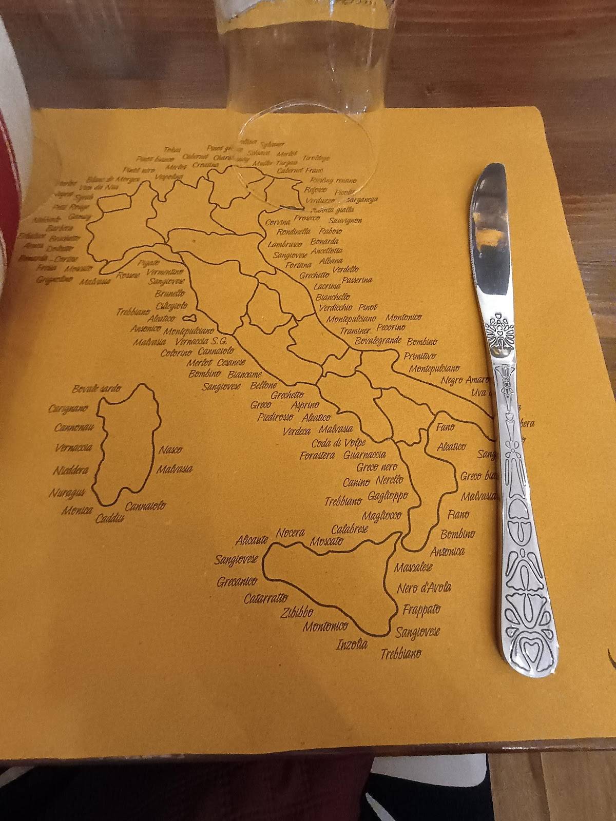 Menu de Trattoria Osti Matti