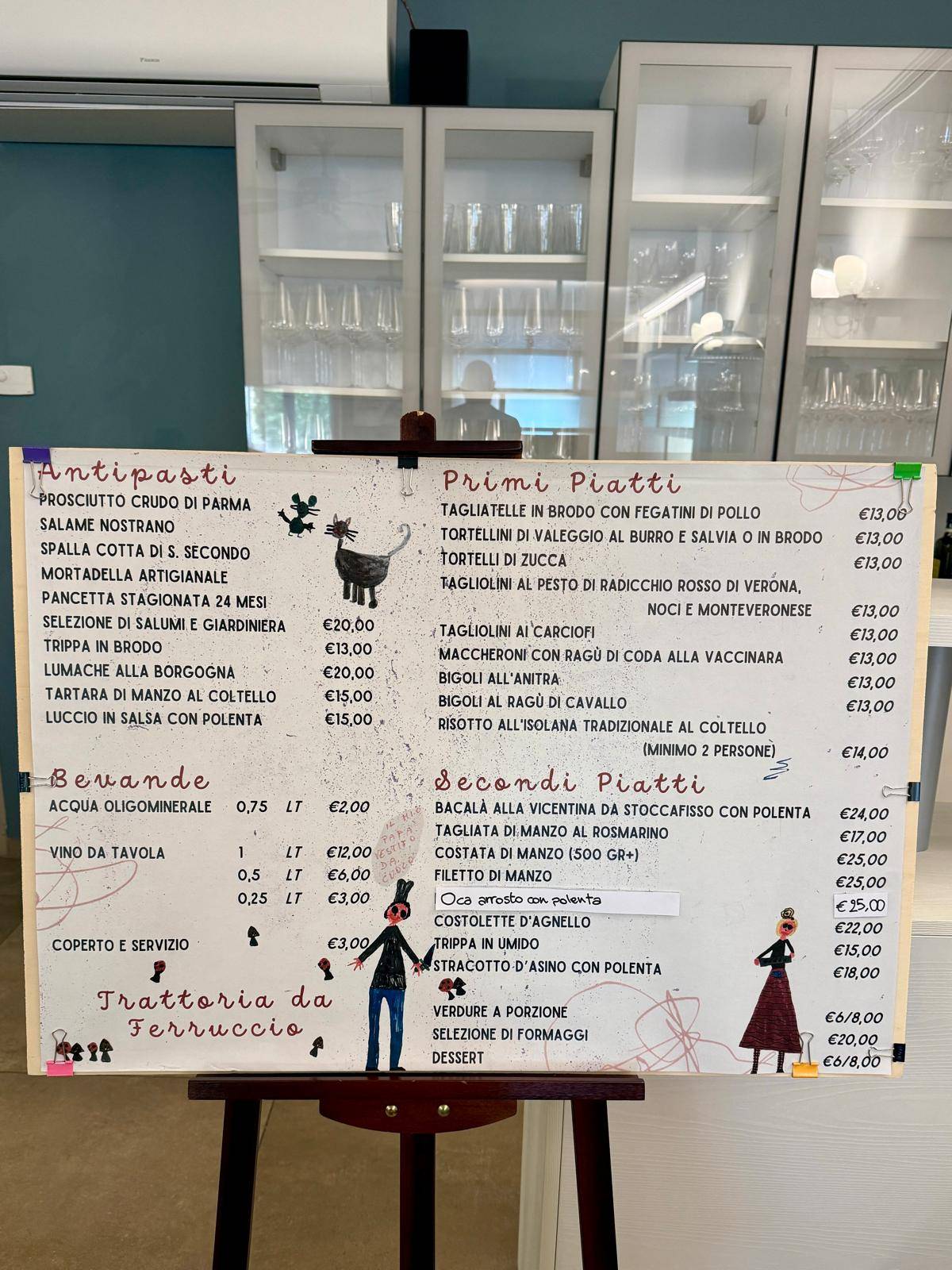 Menu di Trattoria da Ferruccio 