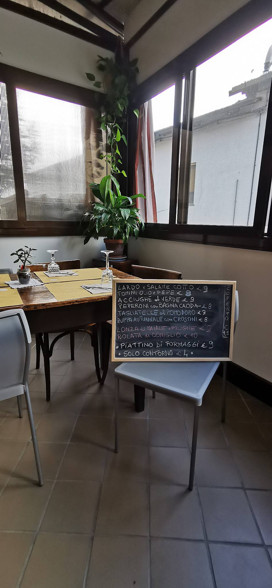 Menu di Trattoria dei Cacciatori 