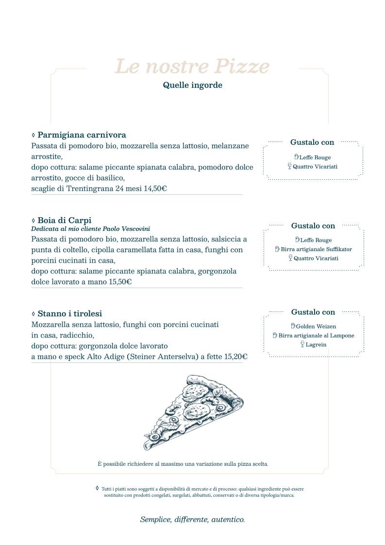 Menu di Loto 
