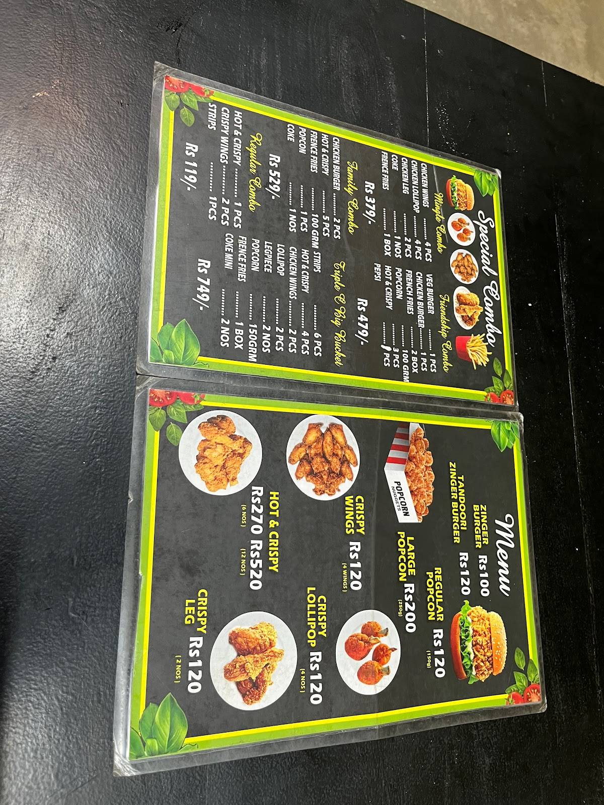 Triple C menu