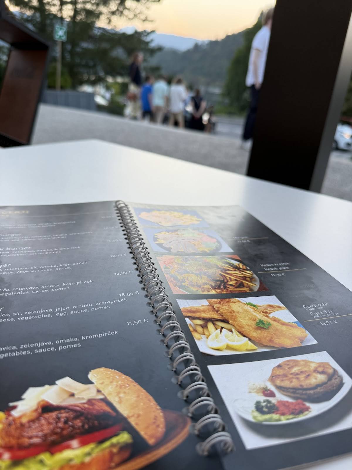 Menu de Tropical bar