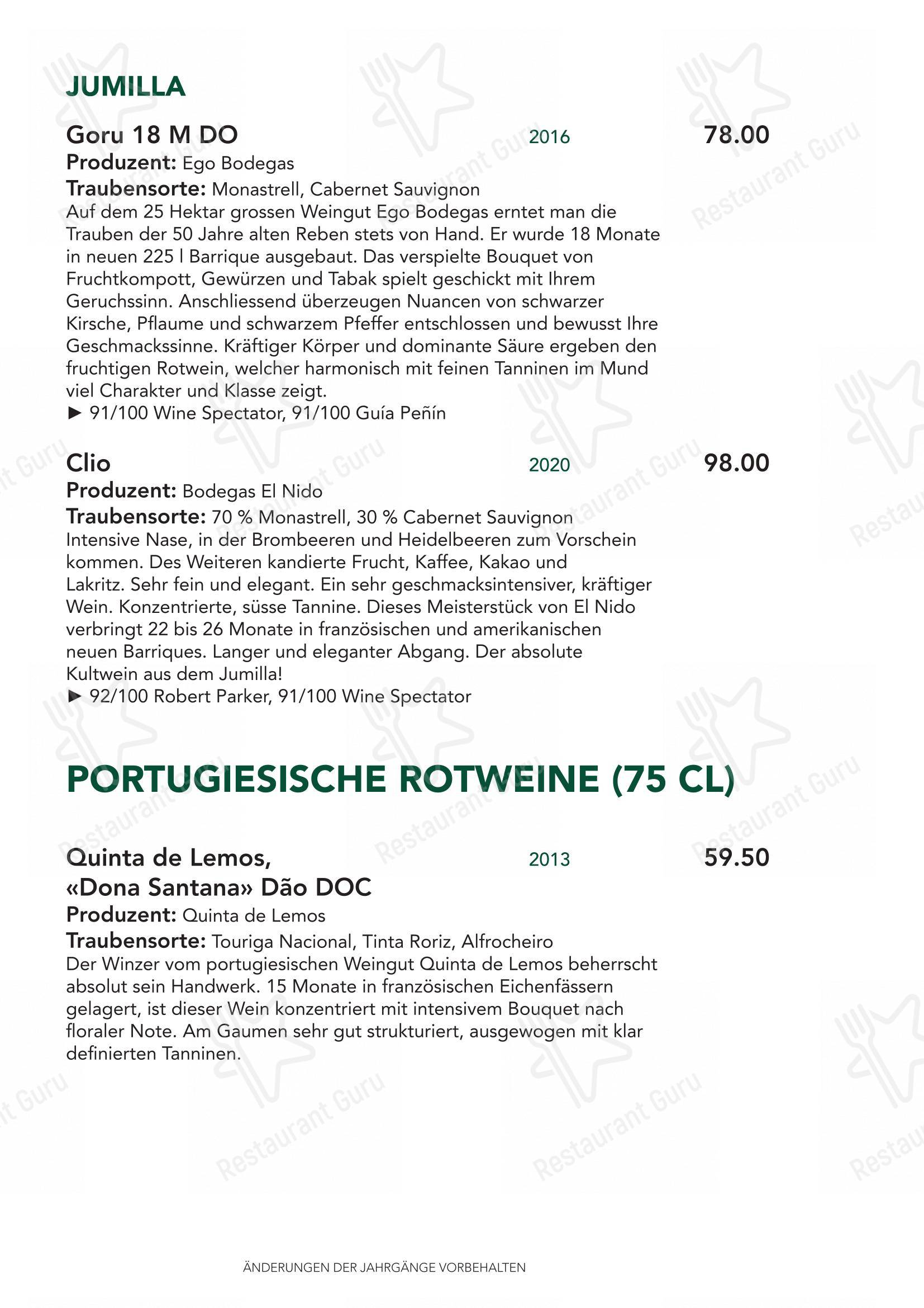 Крафт меню per Türmli Restaurant & Pizzeria pizzeria