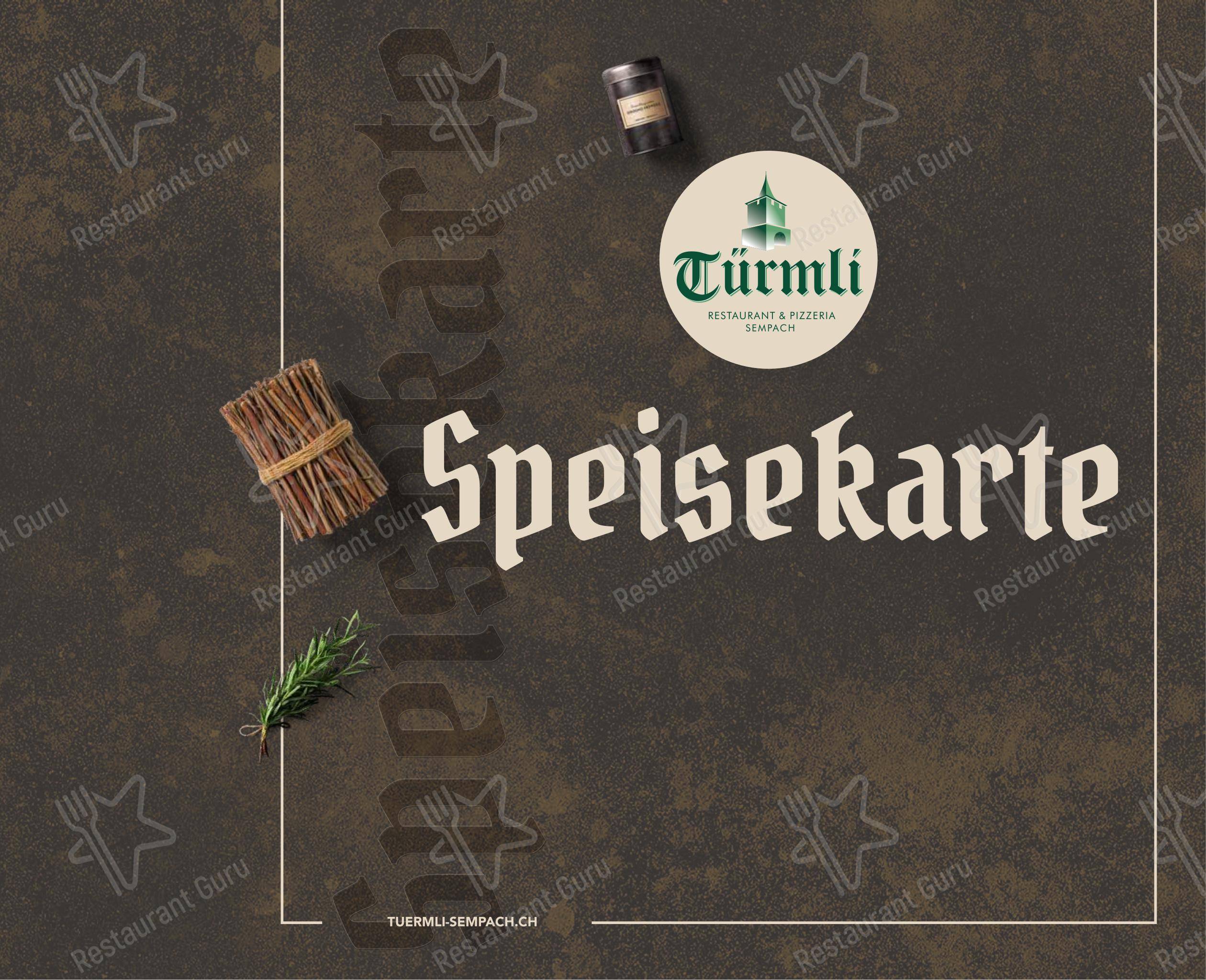 Коктейльная карта per Türmli Restaurant & Pizzeria in Sempach