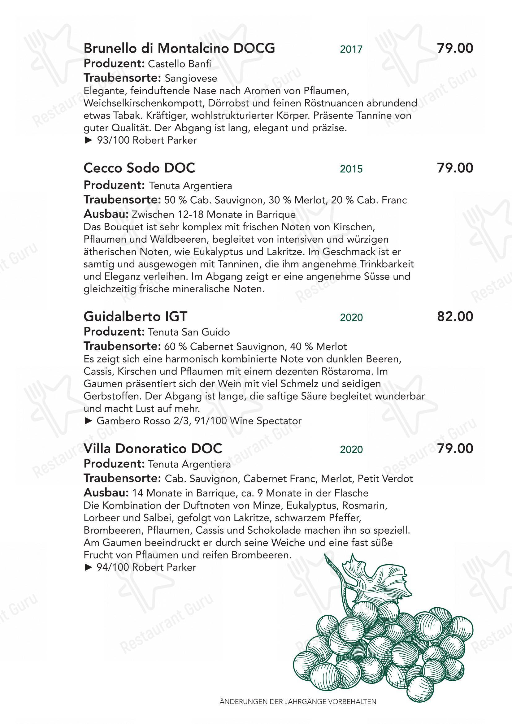 Крафт меню per Türmli Restaurant & Pizzeria in Sempach