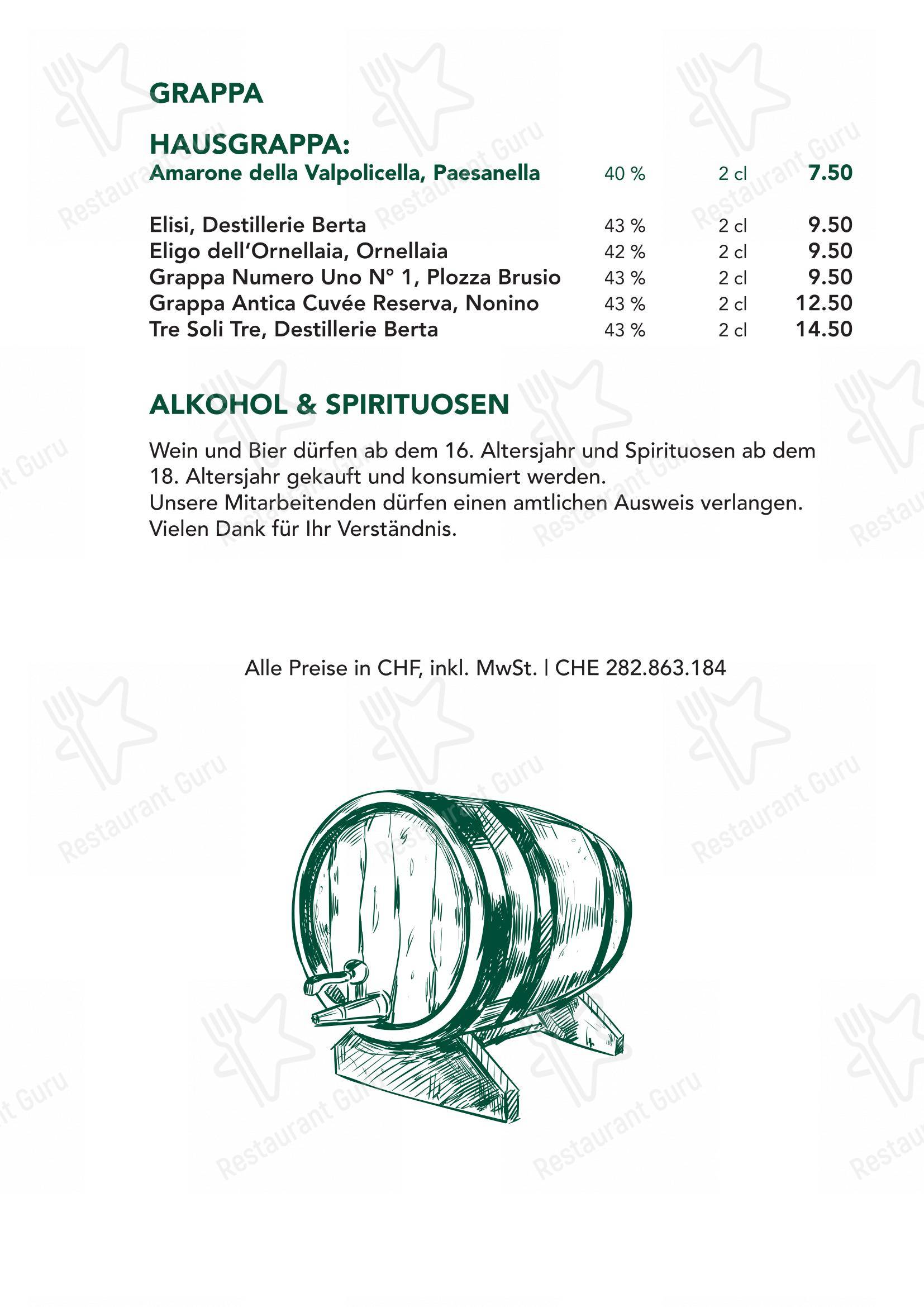 Крафт меню per Türmli Restaurant & Pizzeria in Sempach