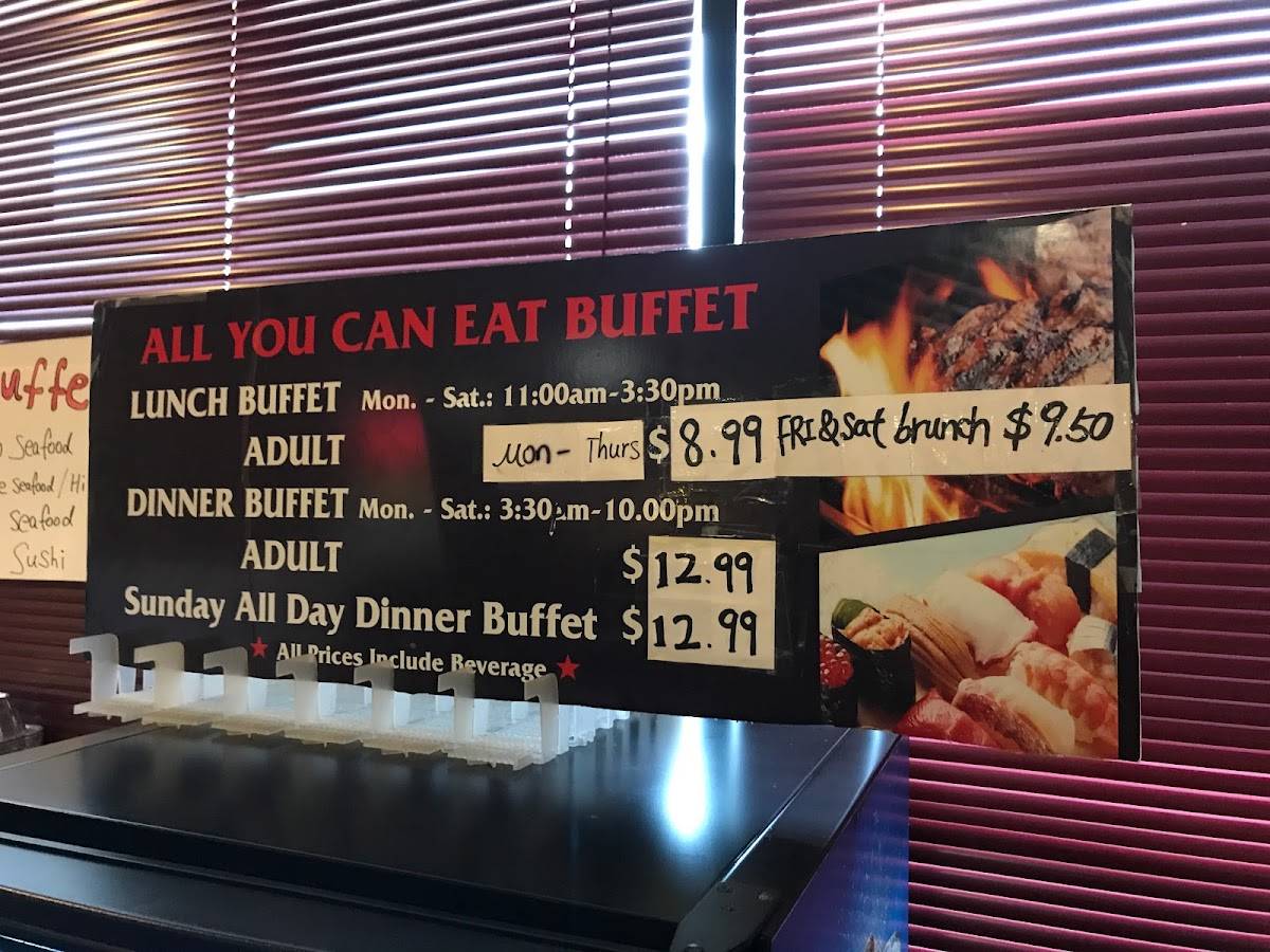 Menu at Two Volcano Seafood Boil Buffet restaurant, Burbank