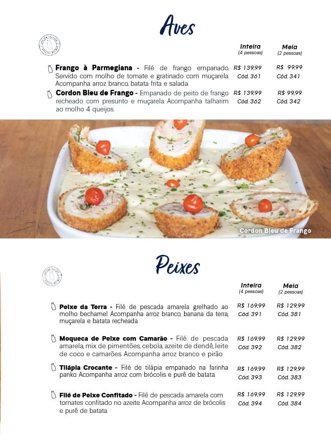 Potiguar Unidade Uberlândia cardápio