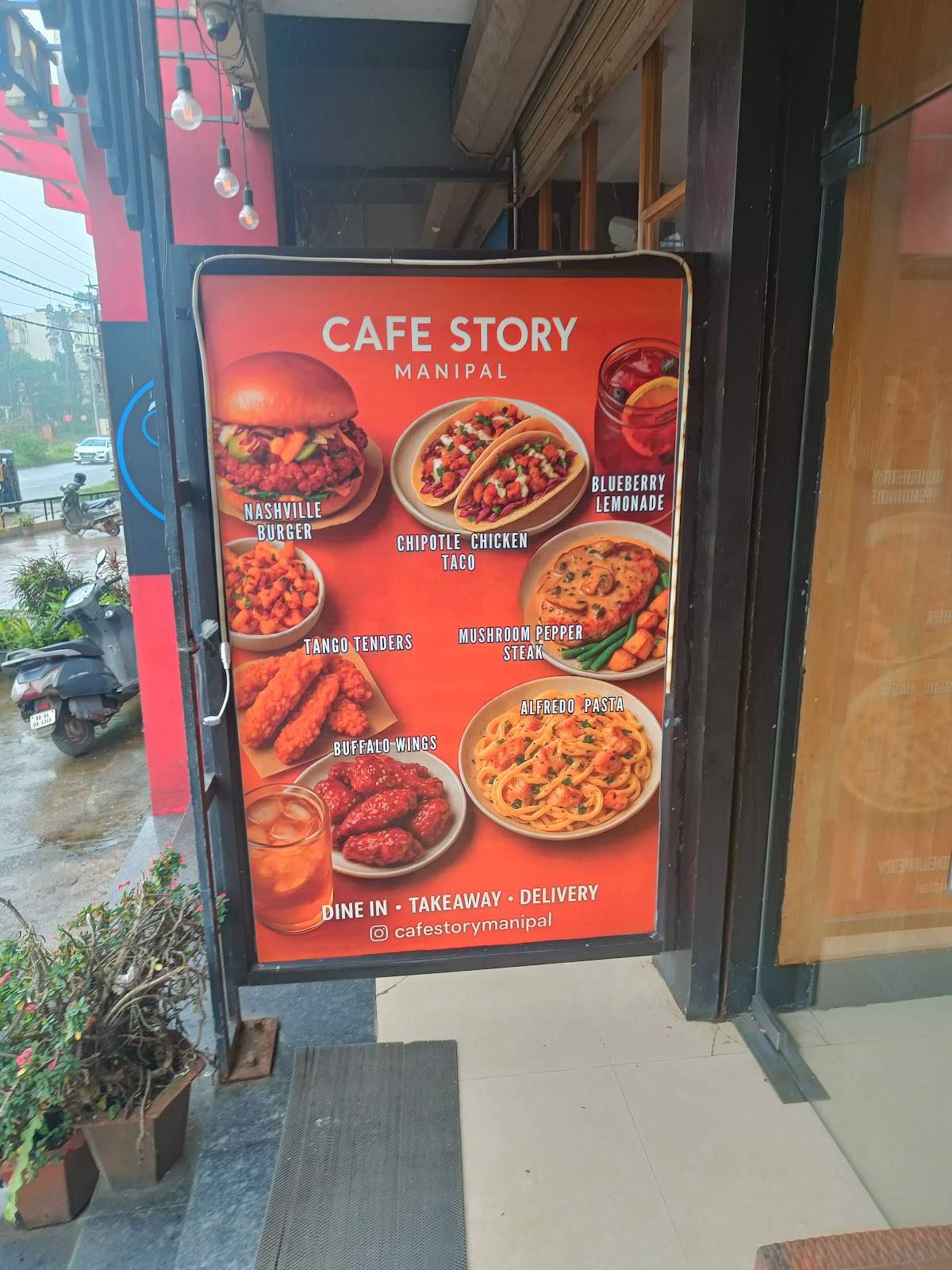 A Cafe Story menu