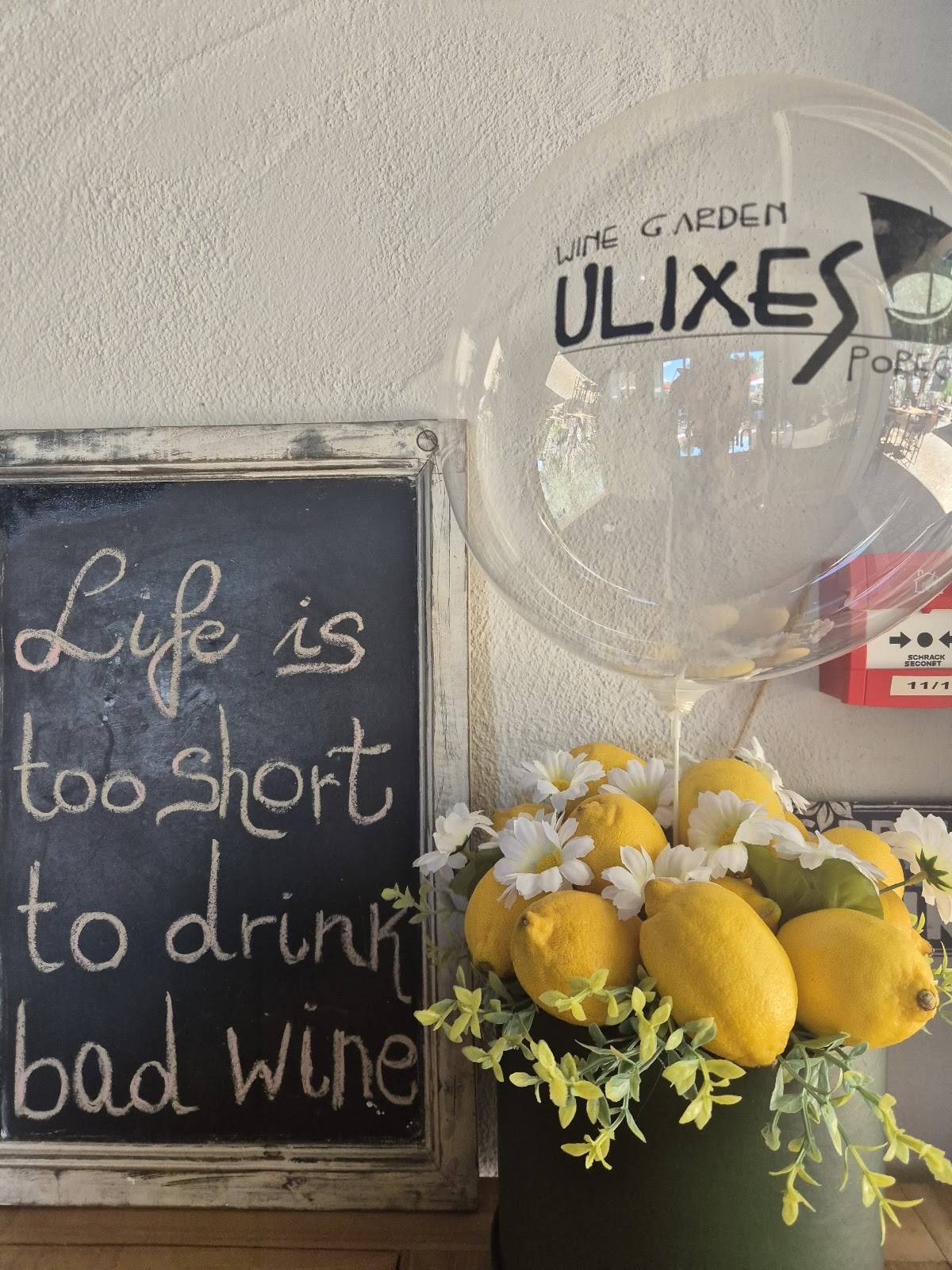 Menu di Ulixes Wine Garden 