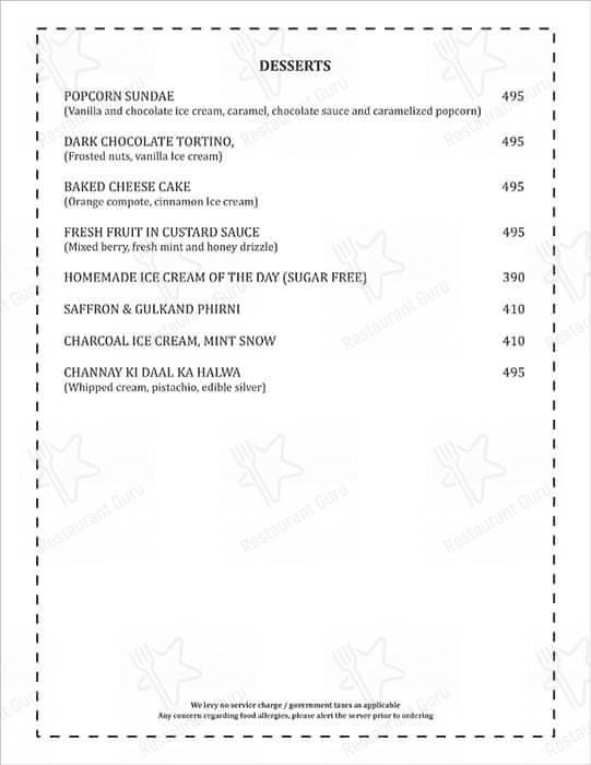 Under the jamun tree restaurant menu