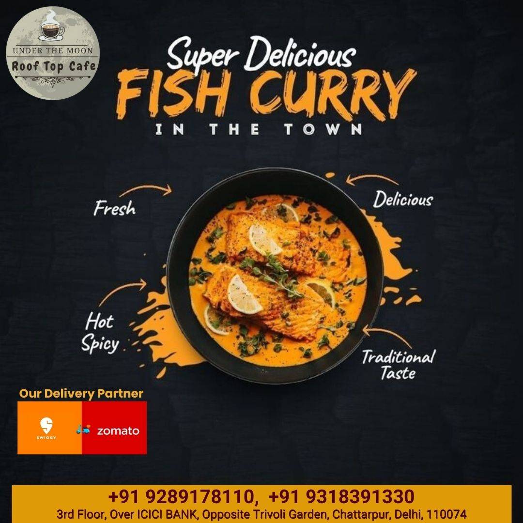 Under The Moon Roof Top Cafe menu