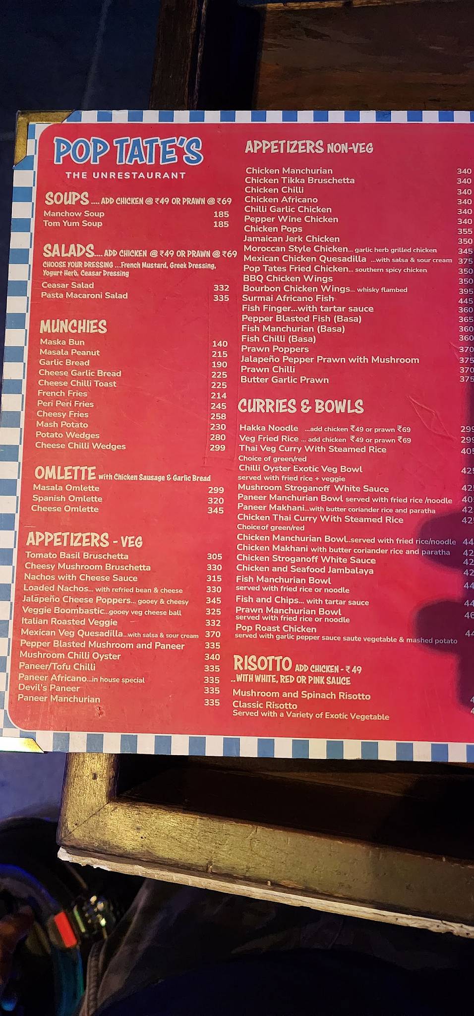 Urban Tadka Padgha menu