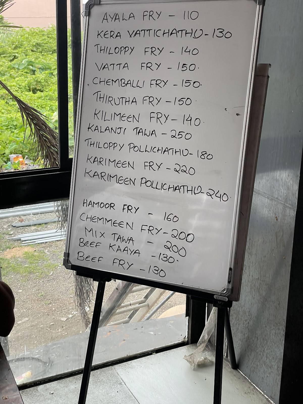 Urula restaurant menu