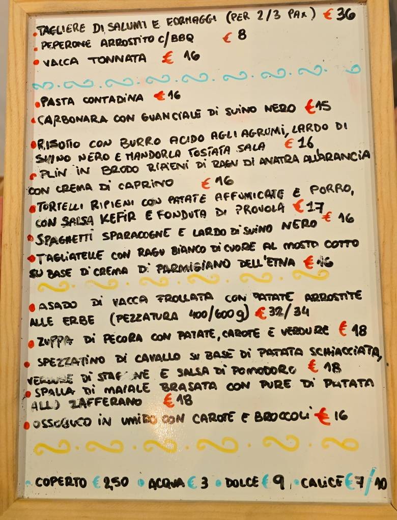 Menu di VITIS VINERIA 