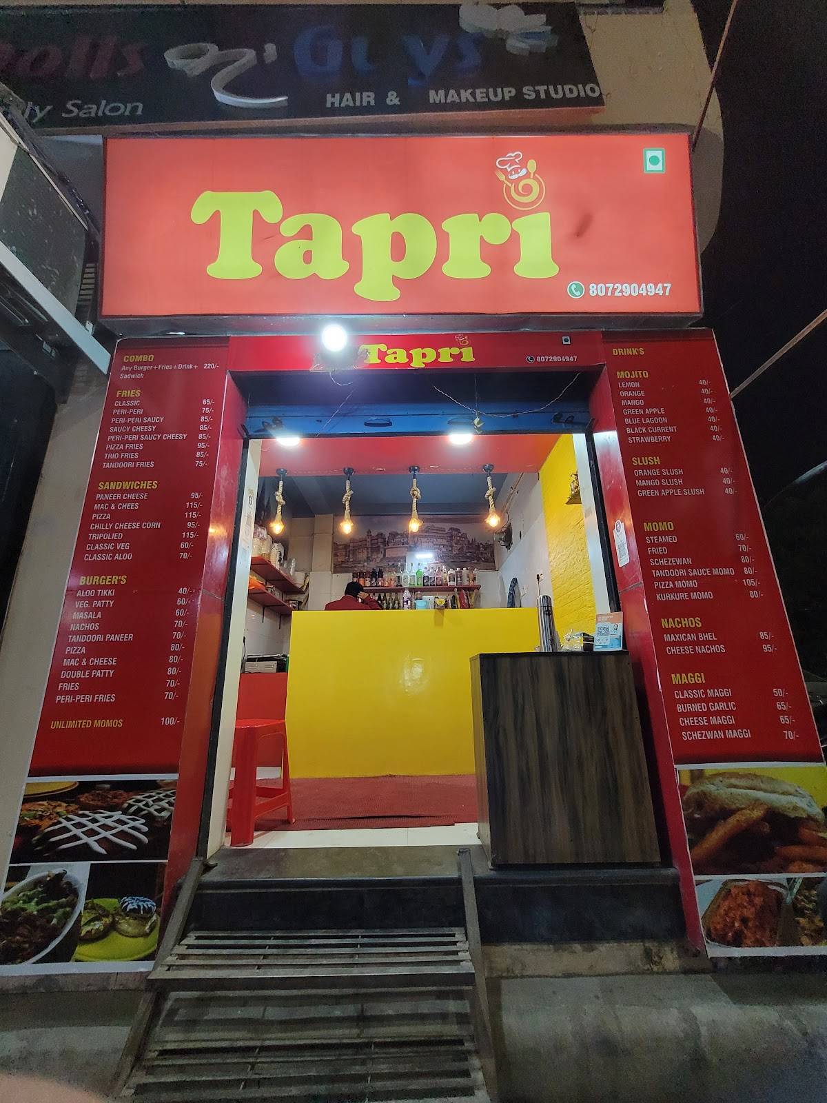Tapri menu