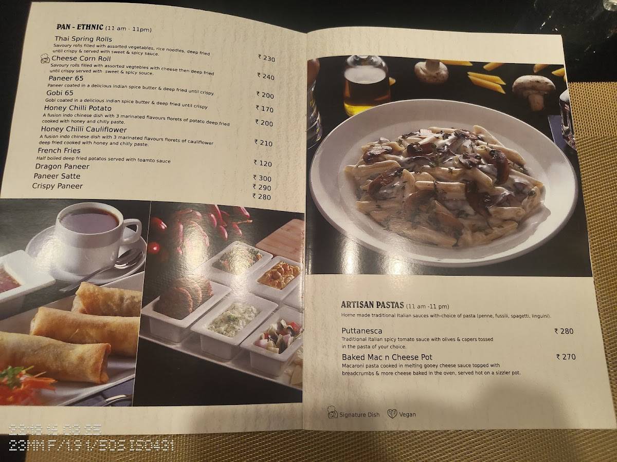 Veg Mantra Restaurant menu