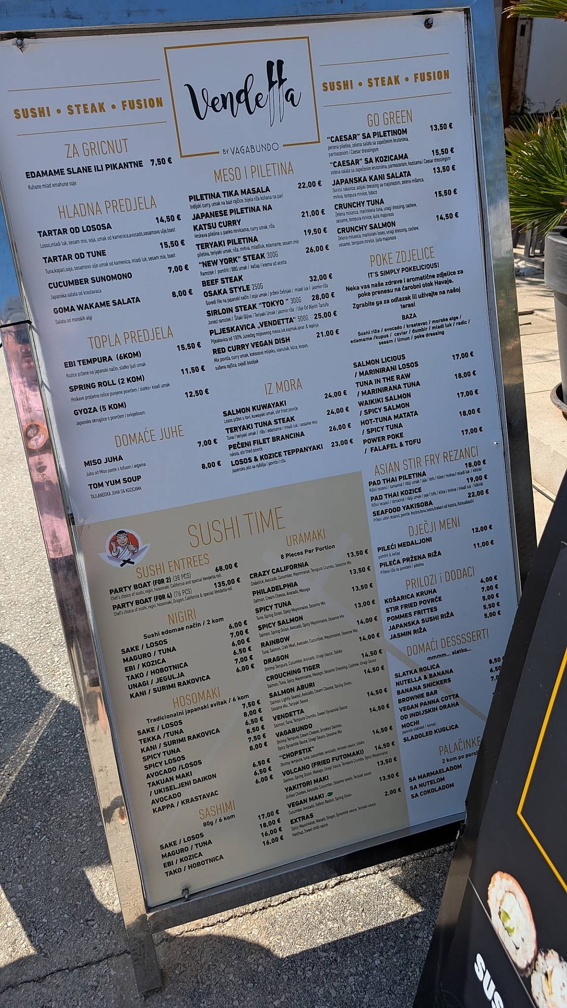 Menu di Vendetta by Vagabundo 