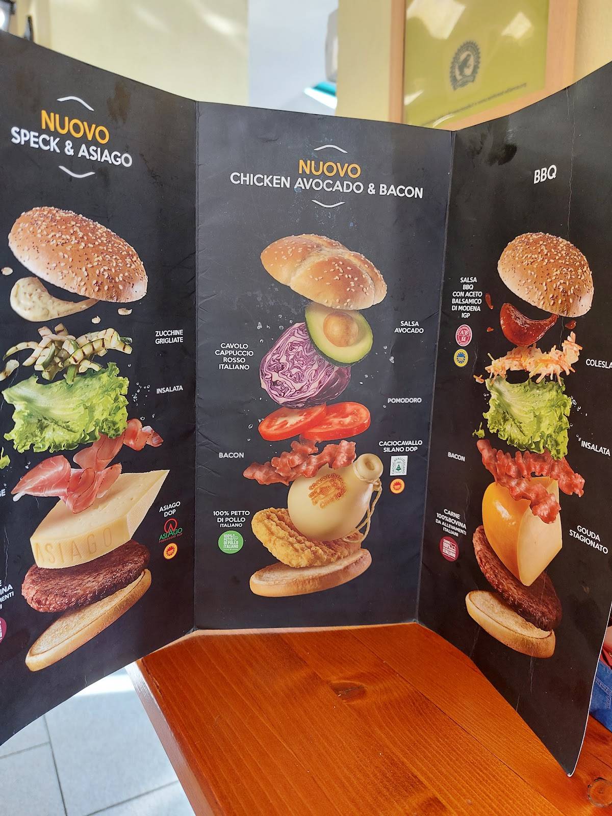 Menu di McDonald's Verbania 