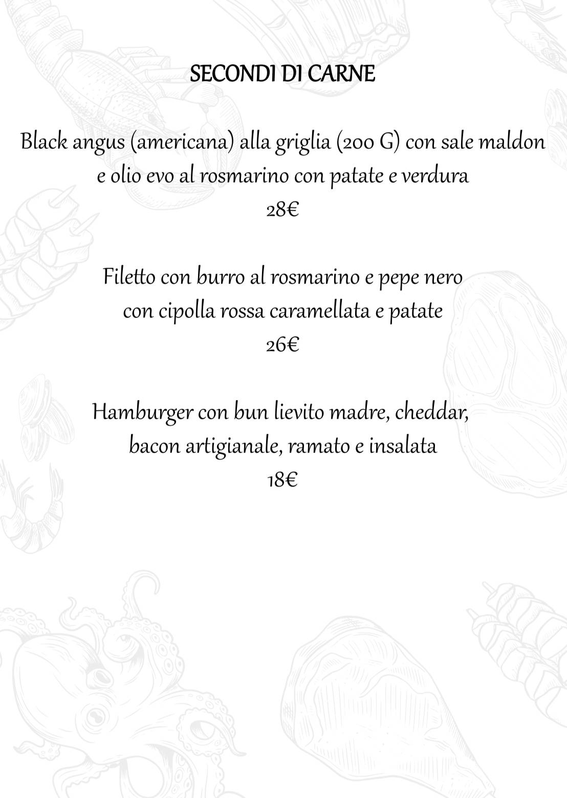 Menu di Resca - Risto Club 