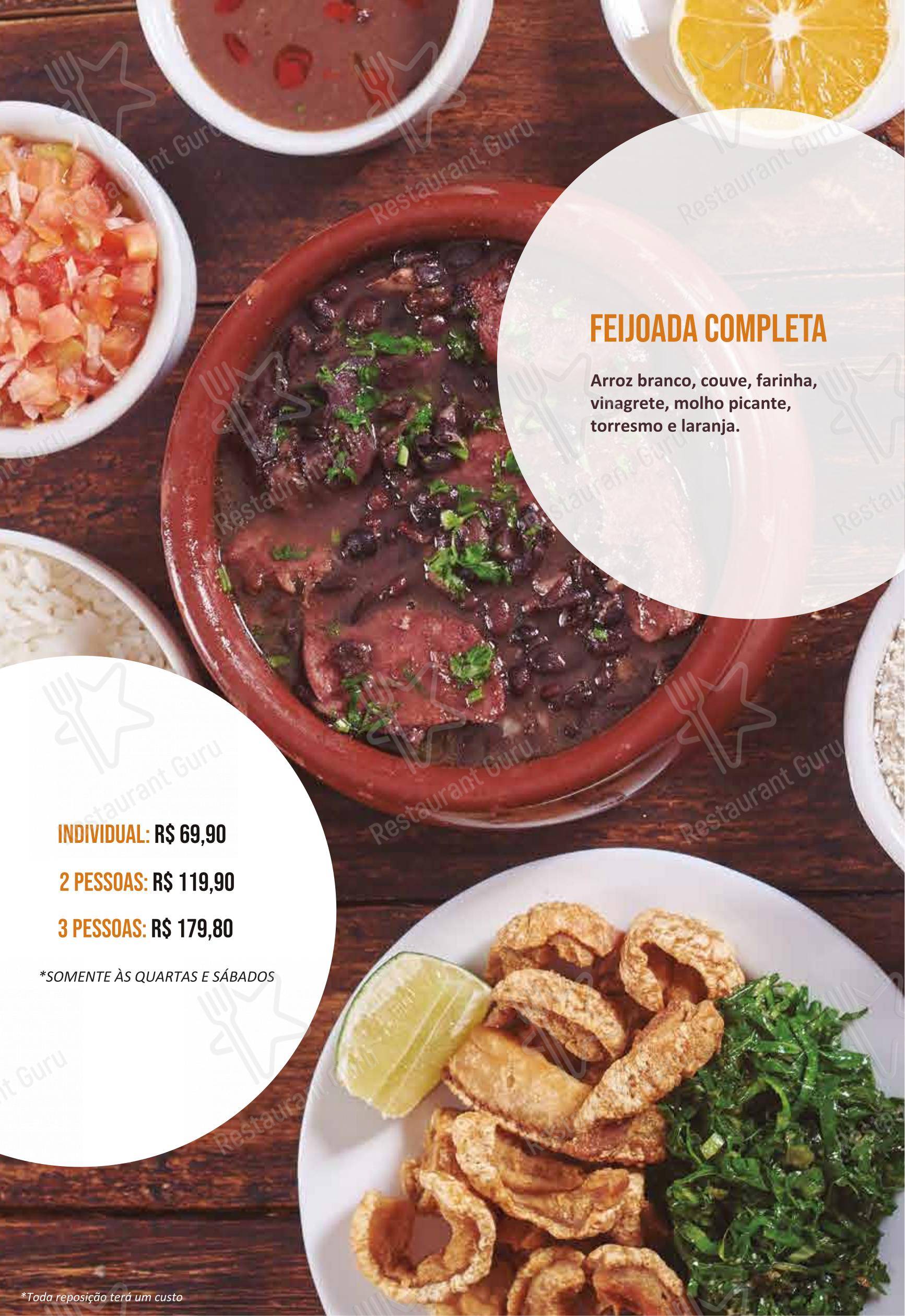 WO Brasa & Pizza em Valinhos - Menu bar