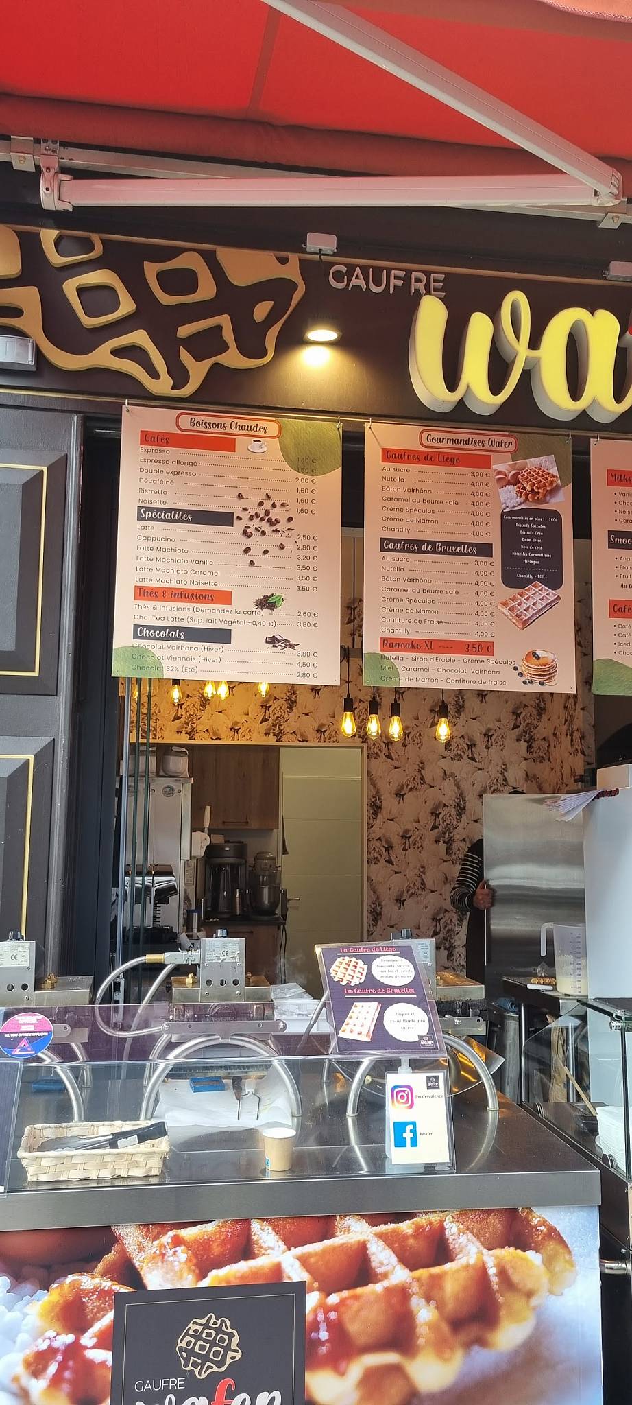 Menu de Wafer