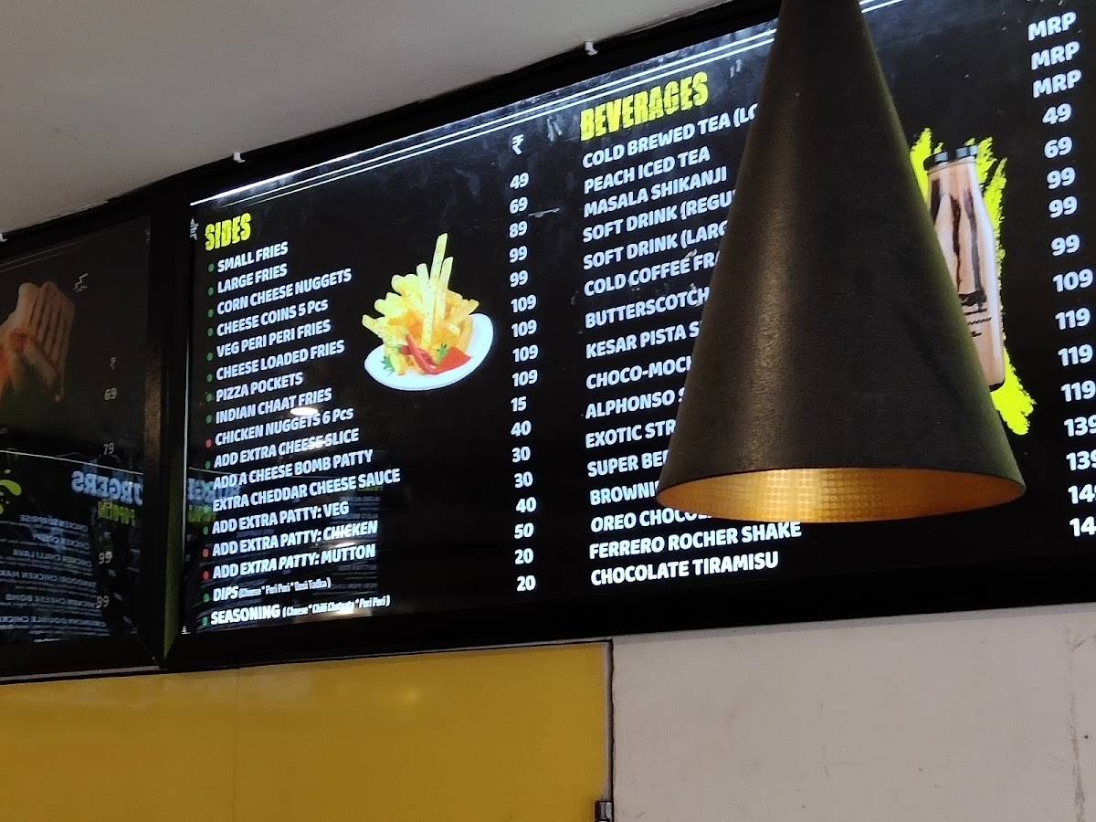Wat-a-Burger menu