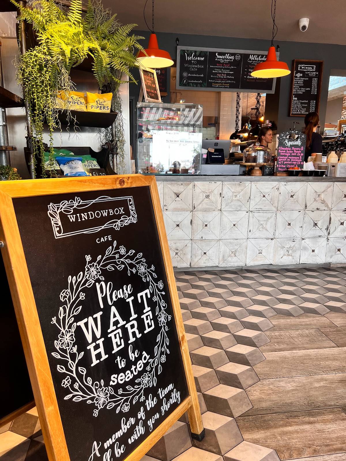 Menu at Windowbox Cafe, Sutton Coldfield