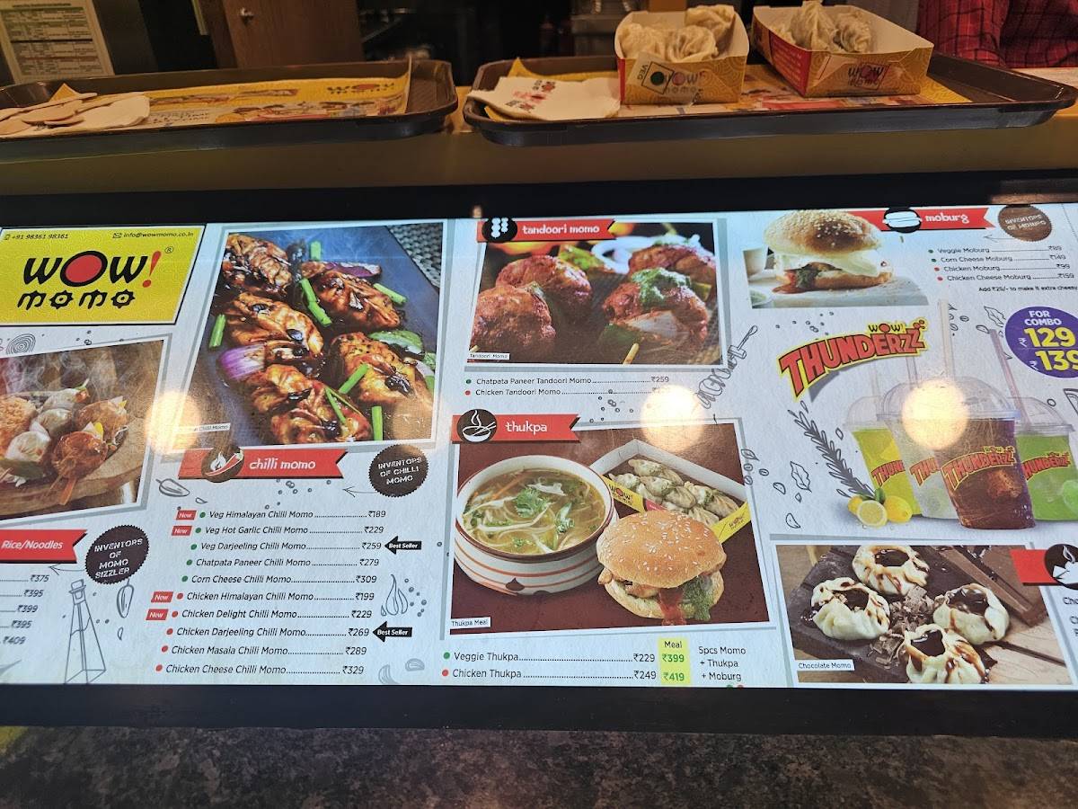 Wow! Momo menu