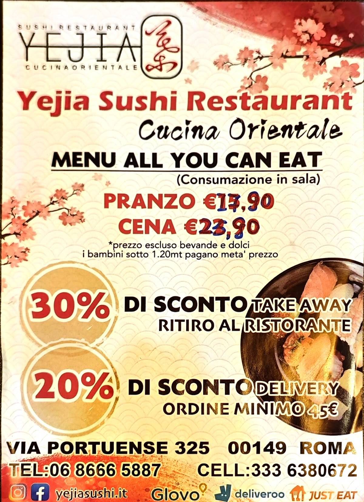 Menu di yejia 