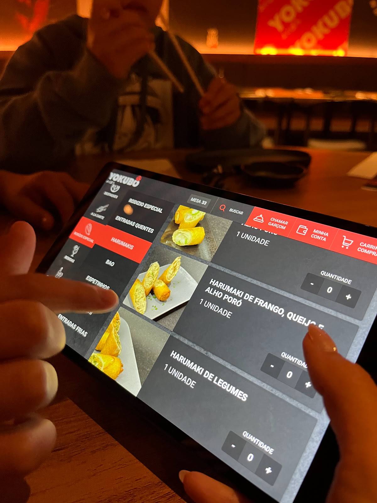 Yokubô Sushi cardápio