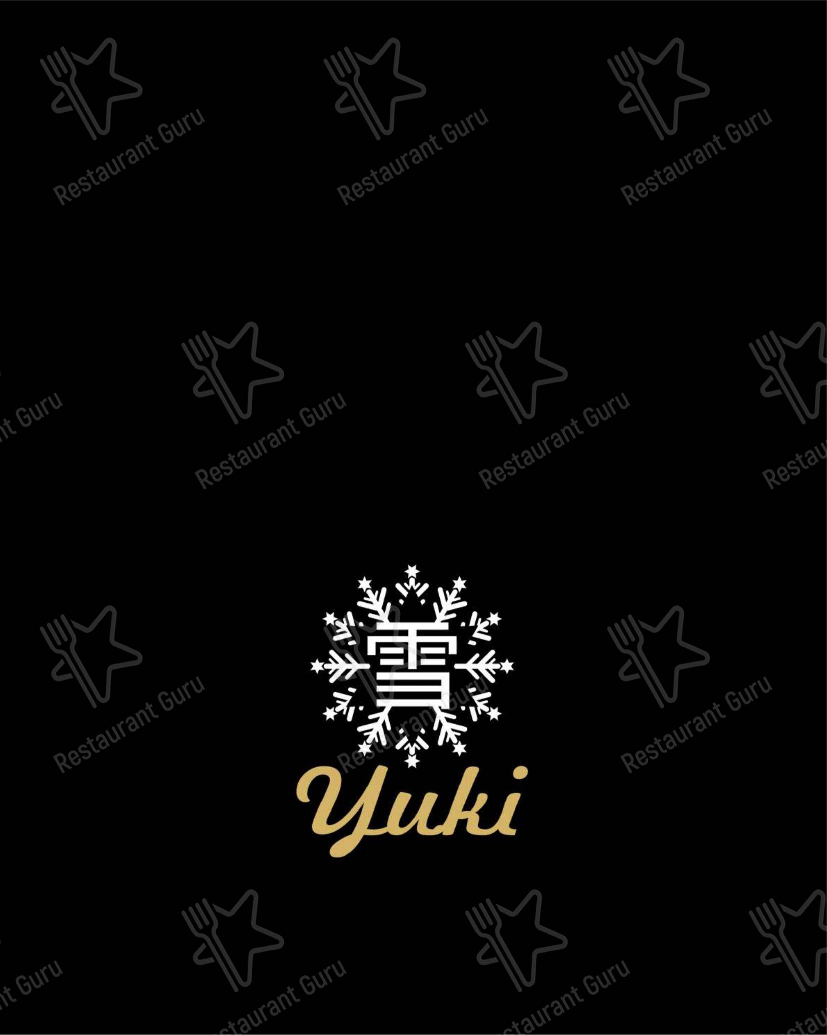 Yuki Sushi di carini in Carini - Menu