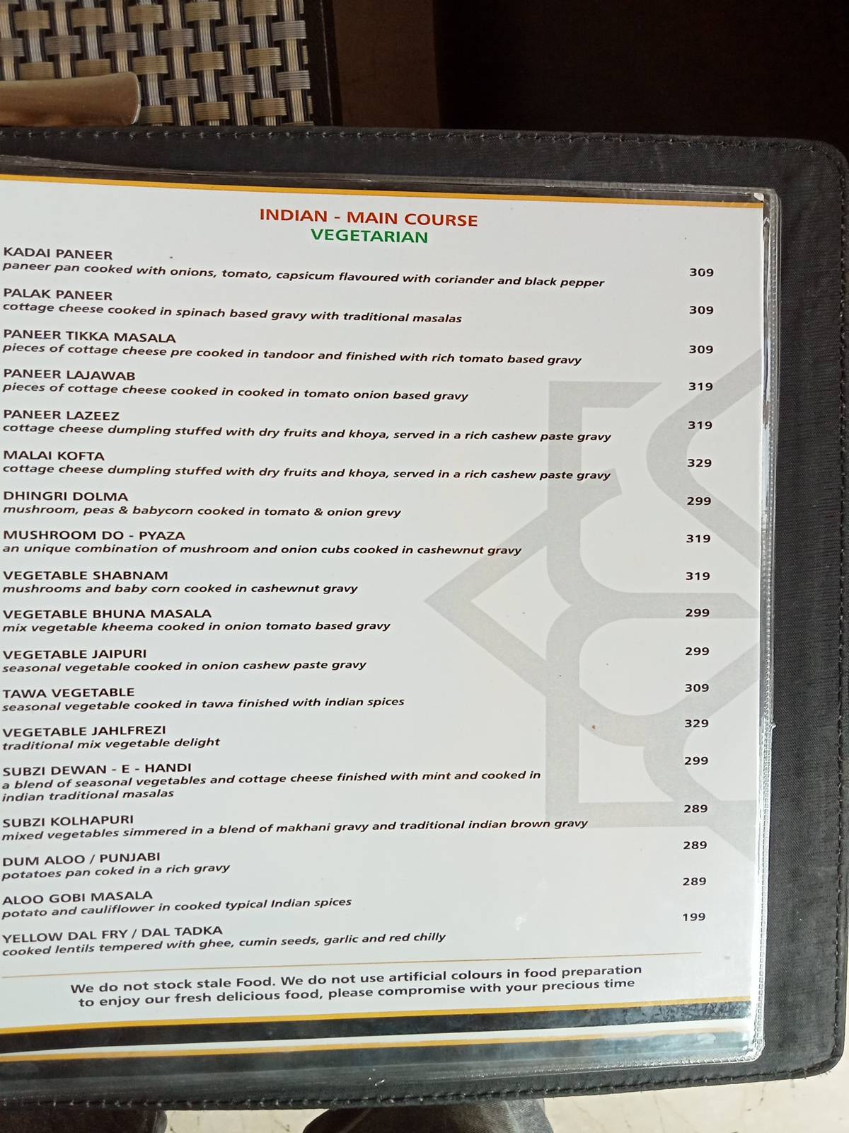 Zytun The Restaurant . menu