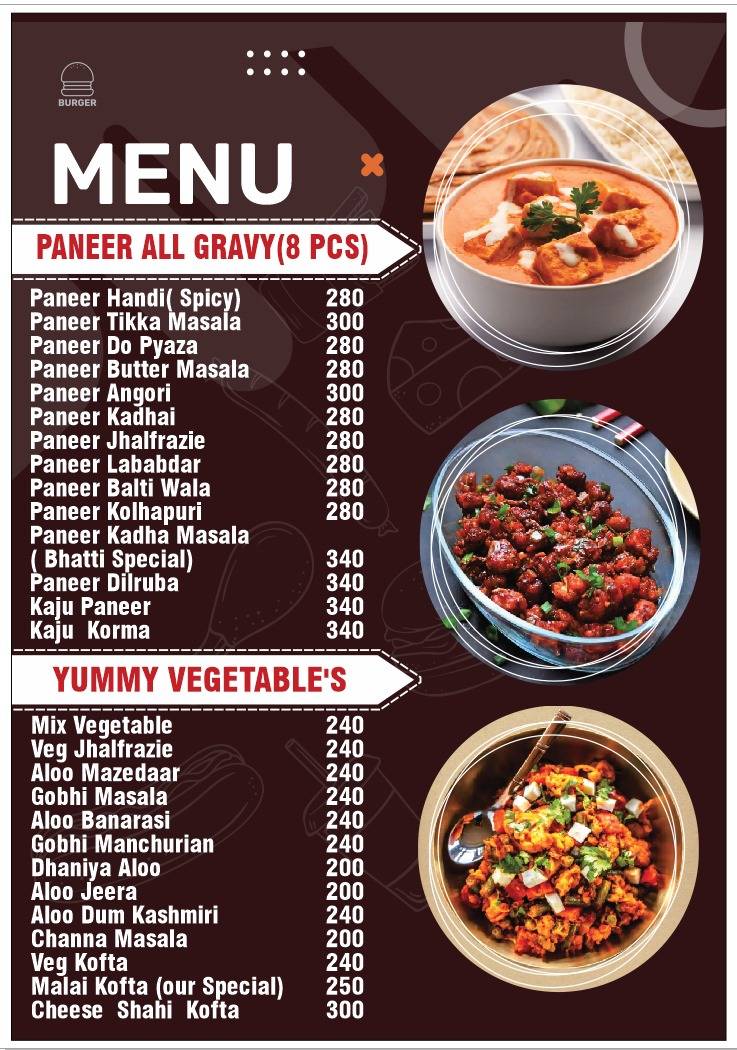 bhatti ka swad family restaurant menu