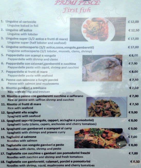 Menu de Ristorante Pizzeria Gioia 53